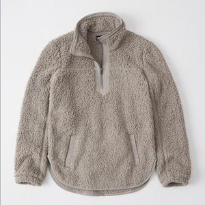 Sherpa pullover jacket